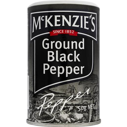 MCKEN PEPPER BLACK GROUND 50GM