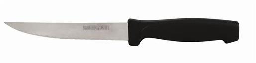 KNIFE STEAK BLACK HANDLE 1EA