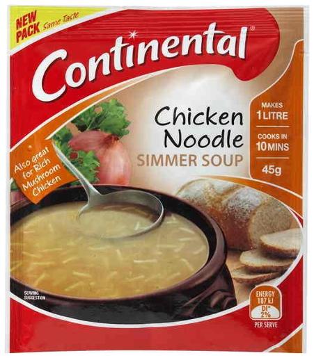 CHICKEN NOODLE SIMMER SOUP 45GM