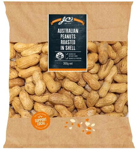 ROASTED PEANUTS IN SHELL 300GM