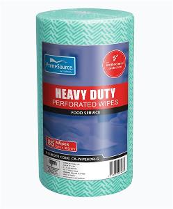 WIPES HEAVY DUTY PERFORATED ON A ROLL GREEN (CA-WIPEHDRLG) 85S