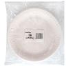 9 INCH UNCOATED ROUND PAPER PLATES 50S