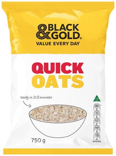 QUICK COOKING OATS 750GM