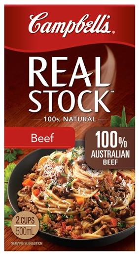 REAL STOCK BEEF 500ML