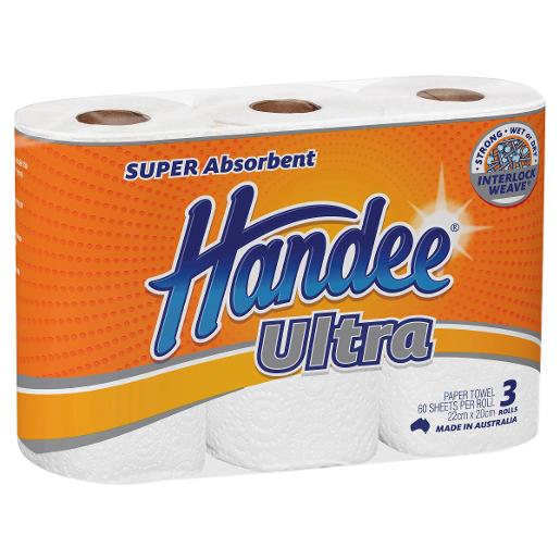 ULTRA PAPER TOWELS 2PLY WHITE 3S